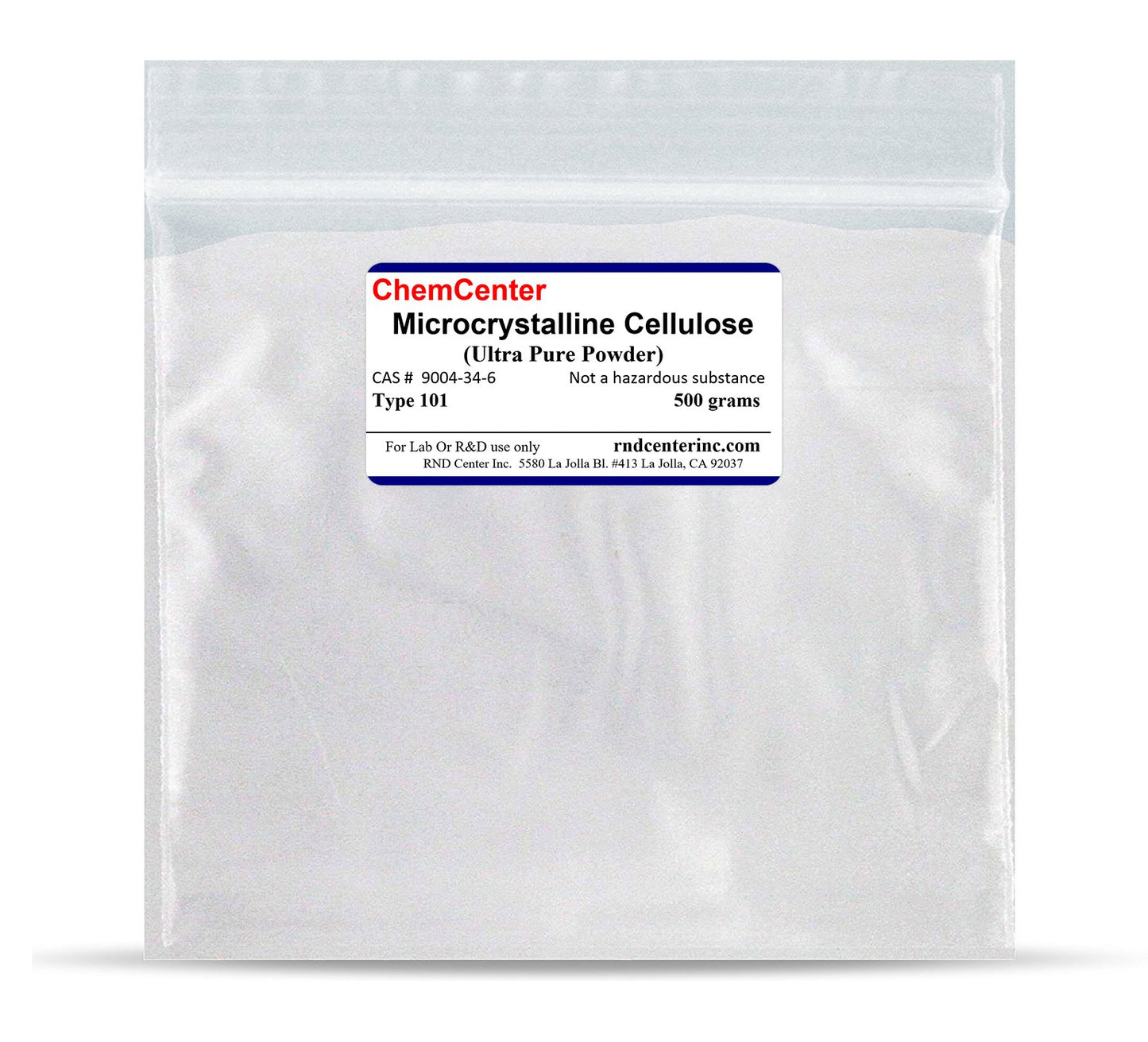 Microcrystalline Cellulose, Type 102, 1 kg
