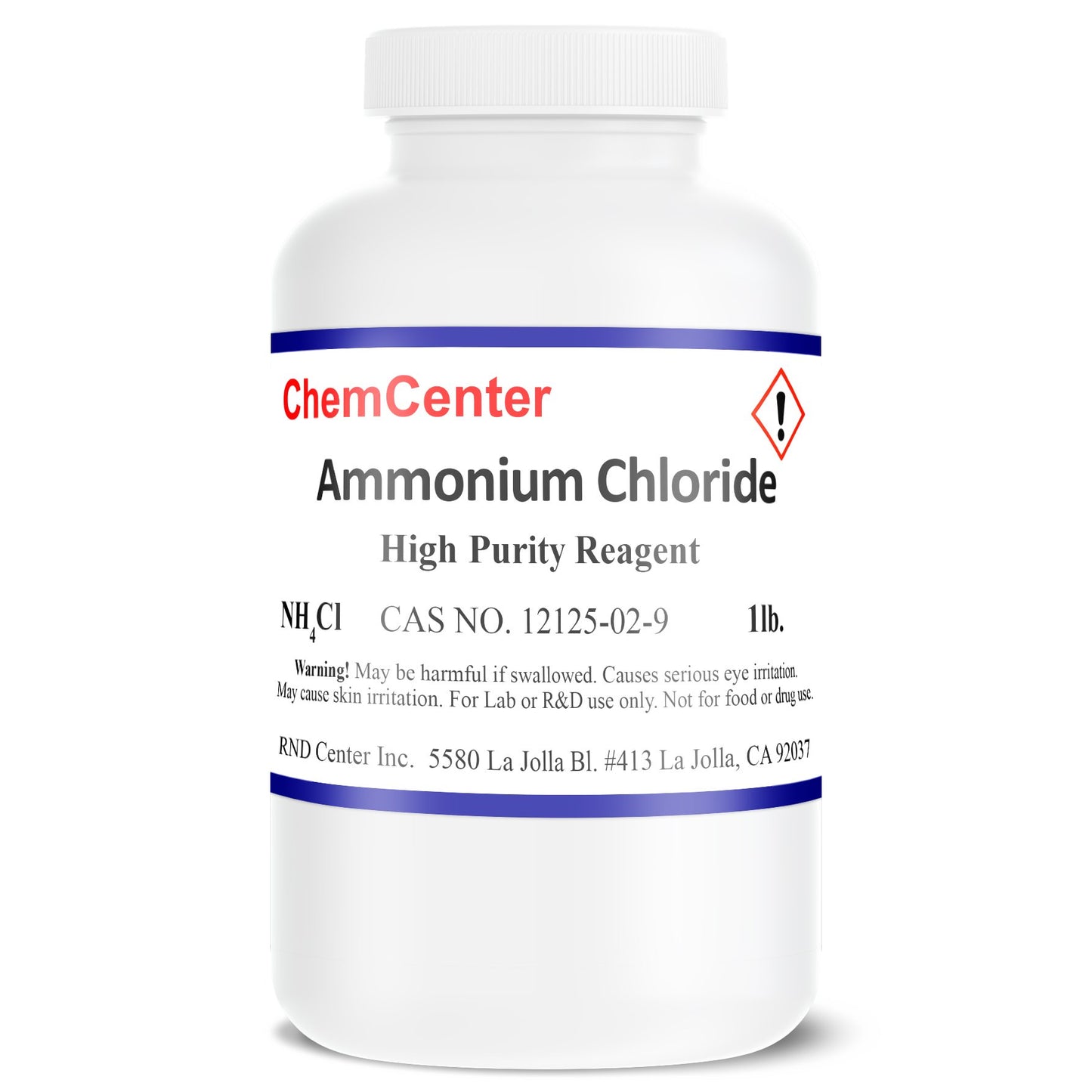 Ammonium Chloride, Granular, 99.5% min., 1 lb