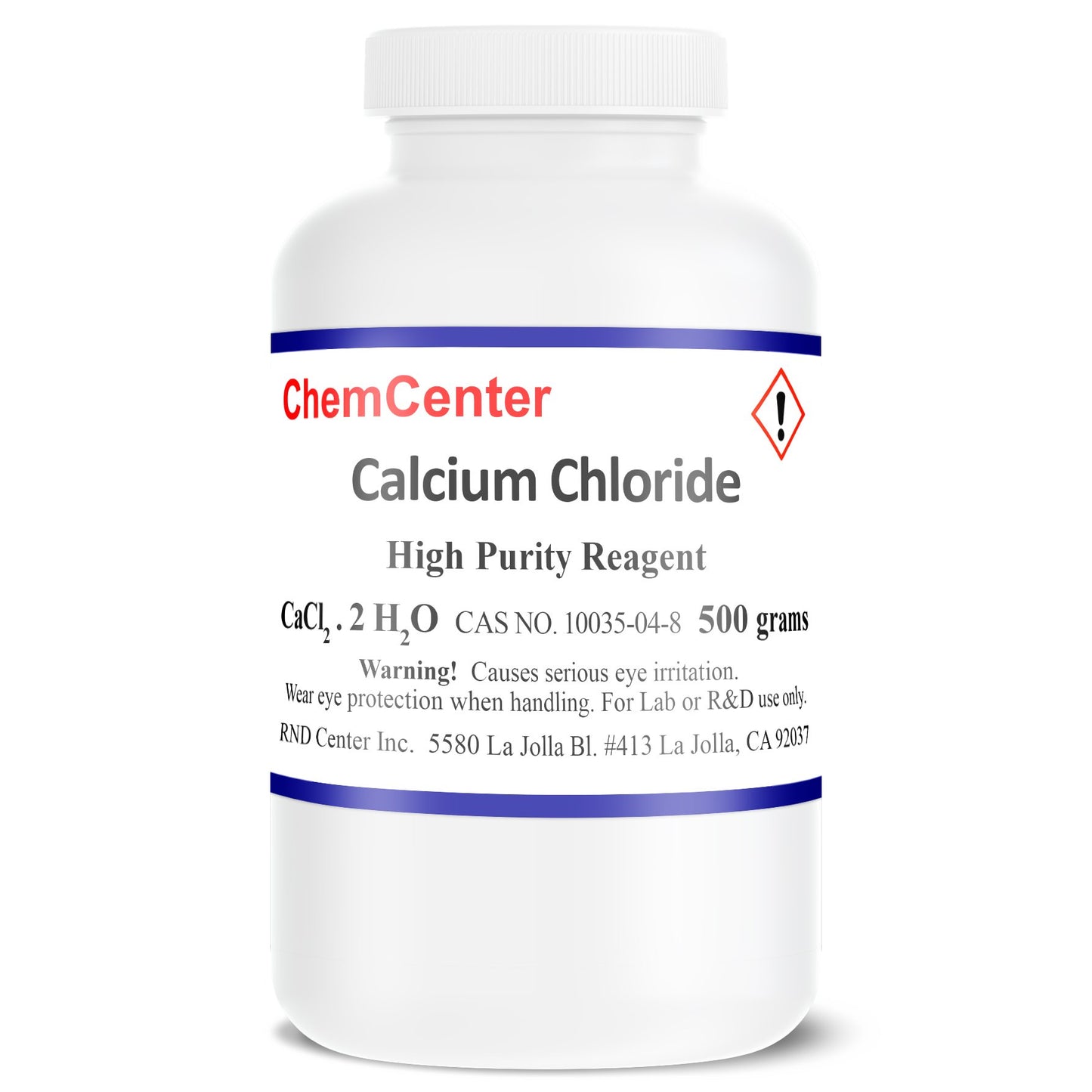 Calcium Chloride, Dihydrate, 500 grams