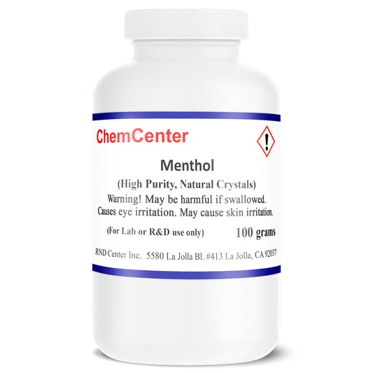 Menthol Crystals, Natural, High Purity, 100 grams