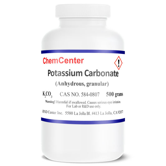 Potassium Carbonate, Reagent, 500 grams