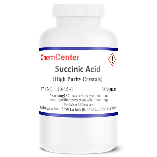 Succinic Acid, 99.8+%, 100 grams