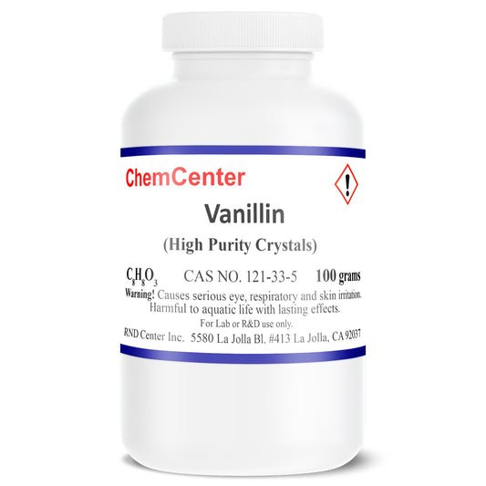 Vanillin, 99+%, 100 grams