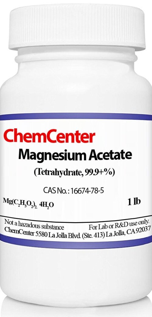 Magnesium Acetate, Tetrahydrate, 99.9+%, 1 lb
