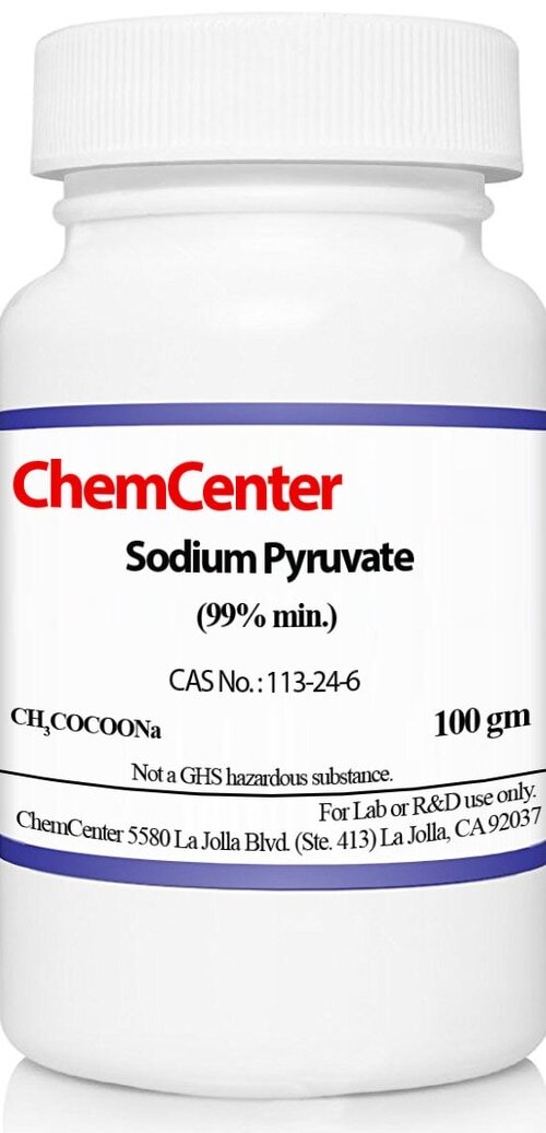 Sodium Pyruvate, 99%, 100 grams